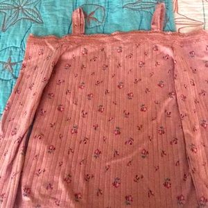 A Pink shirt never worn before, there are no tags